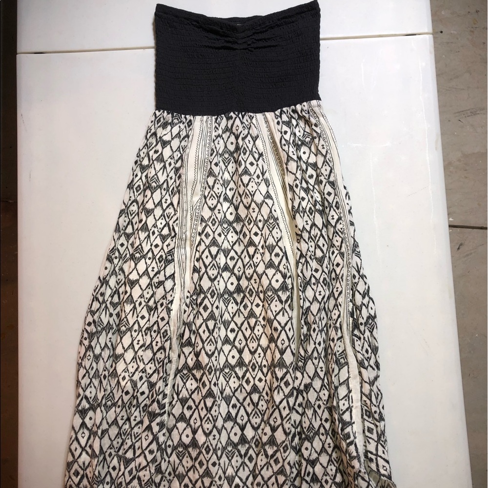 Strapless Handkerchief Dress